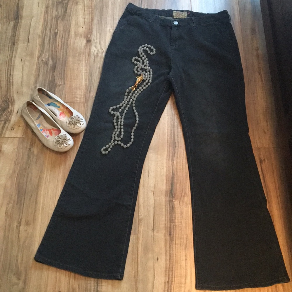 Dear John Dark Gray High Waisted Trouser Jean